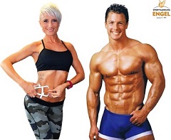 Diät Experte und Fitness Model Christian Engel mit Bea