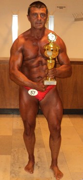 Fitness Model Christian Engel beim Foto-Shooting