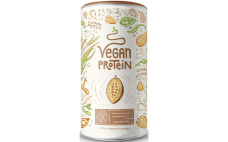 Alpha Vegan Protein 600g Dose - Schokolade - MHD 30.06.2023