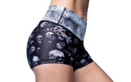 Anarchy Apparel Missfit Hot Pants - Black/White