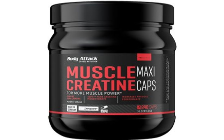 Body Attack Muscle Creatine - 240 Maxi Caps