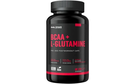 Body Attack BCAA + L-Glutamine - 180 Kapseln