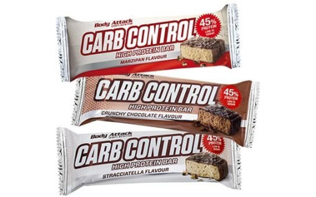 Body Attack Carb Control 1 x 100g Riegel - Peanut Butter Flavour - MHD 31.10.2024