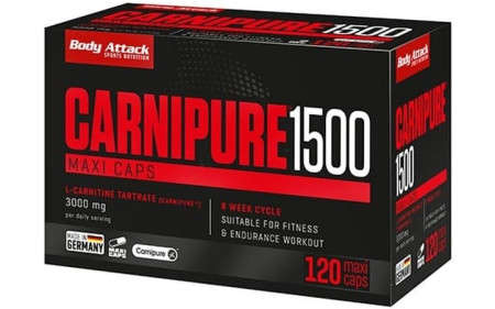 Body Attack Carnipure 1500 - 120 Maxi Caps - MHD bereits überschritten 31.07.2025