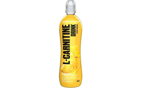 Body Attack L-Carnitine Drink - 500 ml - Pineapple - MHD 28.02.2026