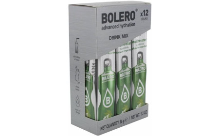 Bolero Sticks 12 x 3g Beutel - Woodruff Waldmeister - MHD 29.03.2024