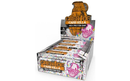 Grenade Carb Killa 12 x 60g - Birthday Cake - MHD 31.01.2025