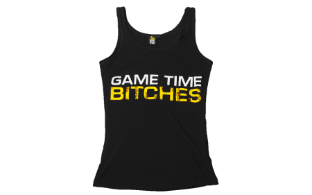 Dedicated Nutrition Women Stringer 'Game Time Bitches' - Yellow Black