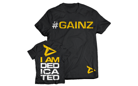 Dedicated Nutrition T-Shirt #GAINZ