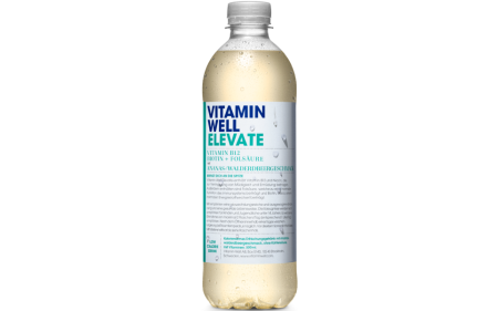 Vitamin Well Elevate - 500 ml - Ananas Waldbeere - MHD 01.02.2026