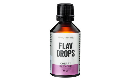 Body Attack Flav Drops 50ml - Cherry - MHD 31.12.2025
