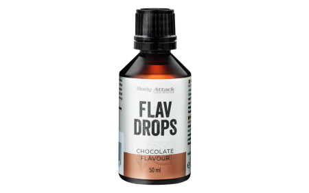 Body Attack Flav Drops 50ml - Chocolate - MHD 30.06.2024