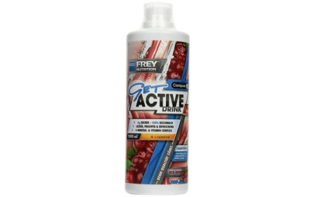 FREY NUTRITION GET ACTIVE DRINK 1000ml - Blutorange - MHD 30.11.2024