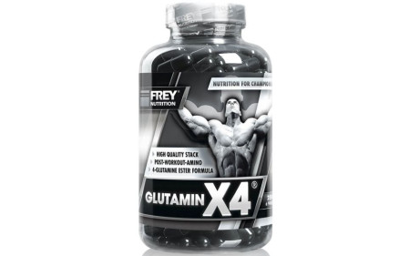 FREY NUTRITION GLUTAMIN X4® - 250 Kapseln - MHD 31.10.2024