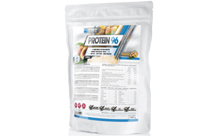 FREY NUTRITION Protein 96 - 500g - Pfirsich-Aprikose - MHD 31.10.2024