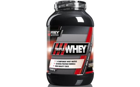 FREY NUTRITION Triple Whey 750g - Cookies & Cream - MHD 30.06.2023