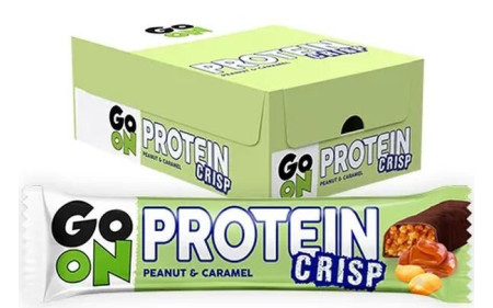 Go On Nutrition Protein Crisp Bar - 24 Riegel - Peanut Caramel - MHD 22.01.2024