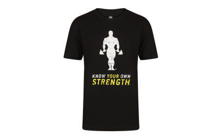 Golds Gym Premium Crew Neck T-Shirt - Black