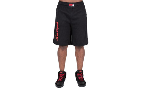 gorilla-wear-augustine-old-school-shorts-schwarz-rot