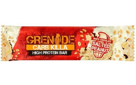 Grenade Carb Killa 1 x 60g Riegel - White Chocolate Salted Peanut - MHD 28.02.2025