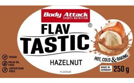Body Attack FlavTASTIC 250g Dose - Hazelnut - MHD 20.07.2023