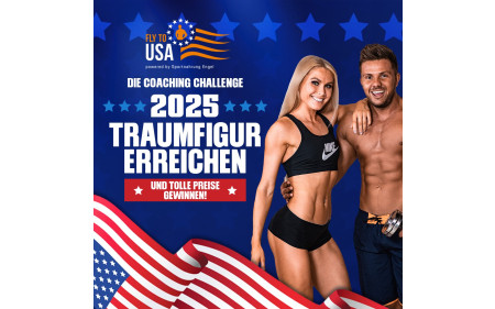 FLY TO USA - 12 Wochen Online Coaching Challenge 2025
