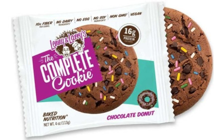 Lenny & Larrys Complete Cookie 1 x 113g - Chocolate Donut - MHD bereits überschritten 24.07.2024