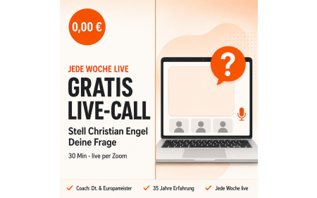 Live Q&A mit Christian Engel (kostenlos · 30 Min)