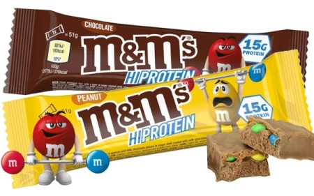 M&M's Hi Protein Bar - 51g Riegel