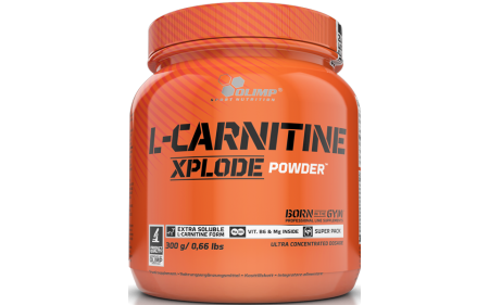 Olimp L-Carnitine Xplode Powder 300g - Orange Flavour - MHD 26.08.2023