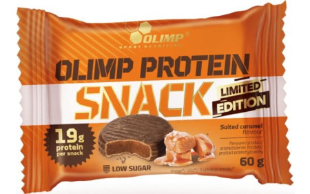 Olimp Protein Snack 60g Bar 1 Riegel - Salted Caramel - MHD 21.12.2023