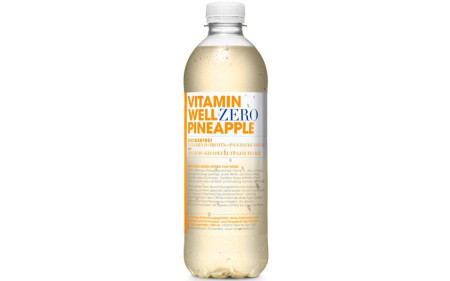 Vitamin Well Zero - 500 ml - Ananas Grapefruit - MHD 22.02.2026