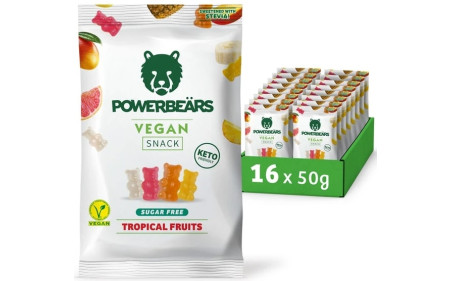 powerbeaers-vegan-snack-tropical-sugar-free-16X50g