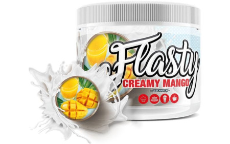 Sinob Flasty Geschmackspulver 250g Dose - Creamy Mango - MHD 14.04.2025