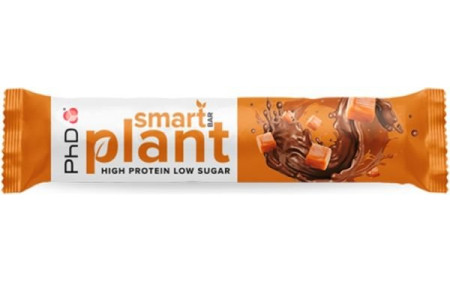 PhD Smart Bar Plant 1 x 64g Riegel - Salted Caramel - MHD 31.03.2026