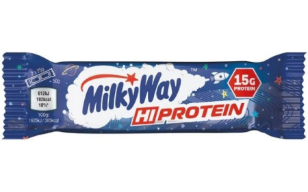 Milky Way Hi-Protein Riegel - 1 x 50g - MHD 11.06.2024