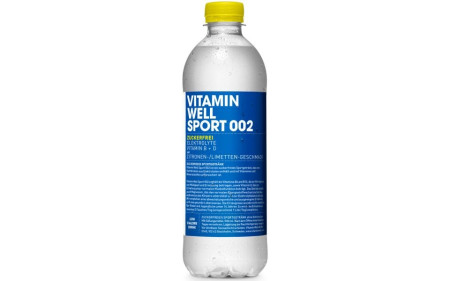 Vitamin Well Sport 002 - 500 ml - Zitrone Limette - MHD 08.03.2026