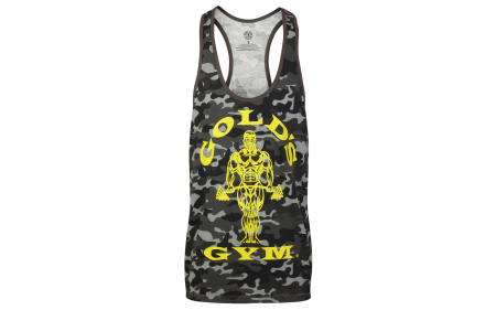 Golds Gym Muscle Joe Premium Tank  - camo black