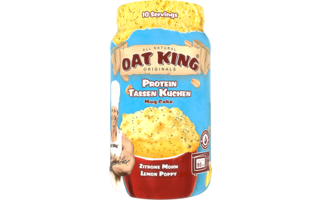 LSP Oat King Protein Tassenkuchen 500g - Zitrone Mohn - MHD 01.09.2023