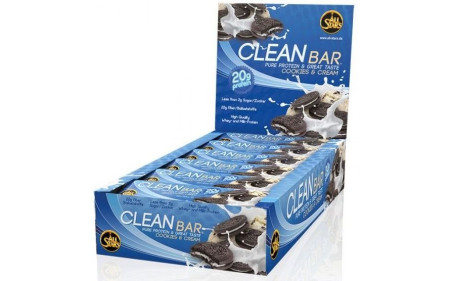 All Stars Clean Bar 18 x 60g Riegel - Cookies & Cream - MHD 11.05.2023 