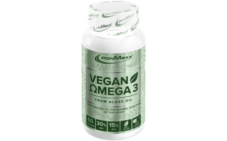 Ironmaxx Vegan Omega 3 - 60 Kapseln