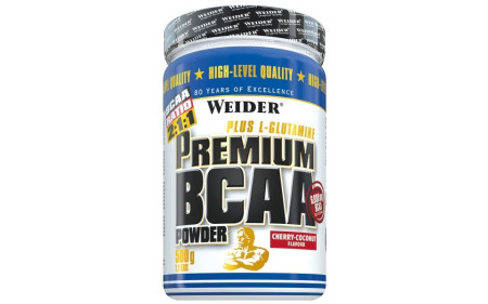 Weider Premium BCAA Powder 500g - Kirsch Cocos - MHD 28.02.2023