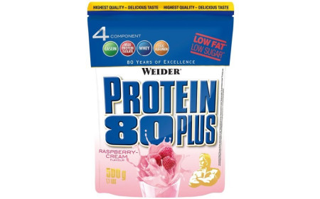Weider Protein 80 Plus 500g Beutel - Raspberry Cream - MHD 31.08.2024