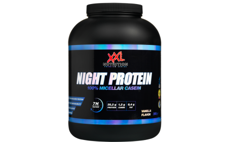 XXL Nutrition Night Protein 2000g - Pure - MHD 28.02.2023