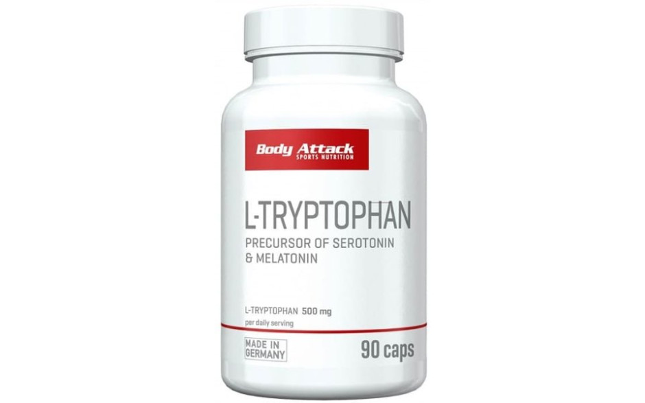 Body Attack L-Tryptophan - 90 Kapseln - MHD bereits überschritten 30.06.2024