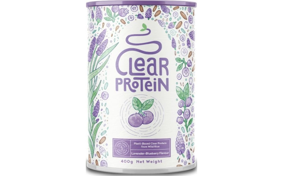 Alpha Foods Clear Protein - Blaubeere Lavendel - MHD 30.09.2023