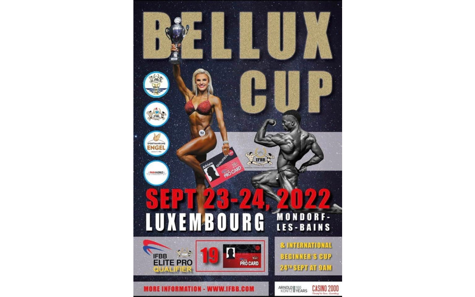 IFBB BELLUX Cup Luxembourg Ticket - 24.09.2022