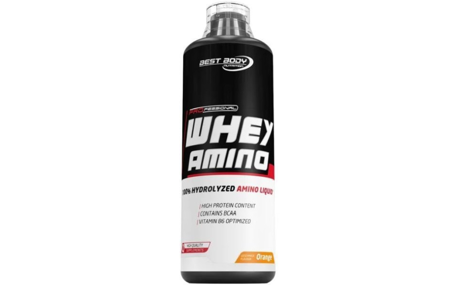 Best Body Nutrition Whey Amino Liquid 1000ml - Orange - MHD 30.11.2023