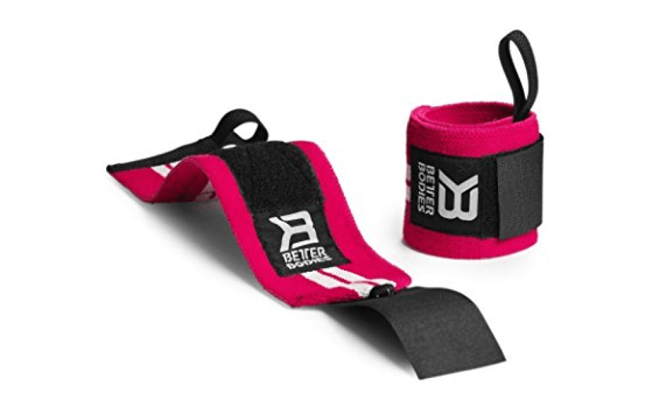 Better Bodies Womens Wrist Wraps - Hot Pink