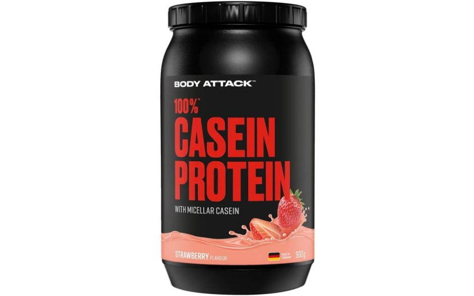 Body-Attack-Casein-900g-Erdbeere